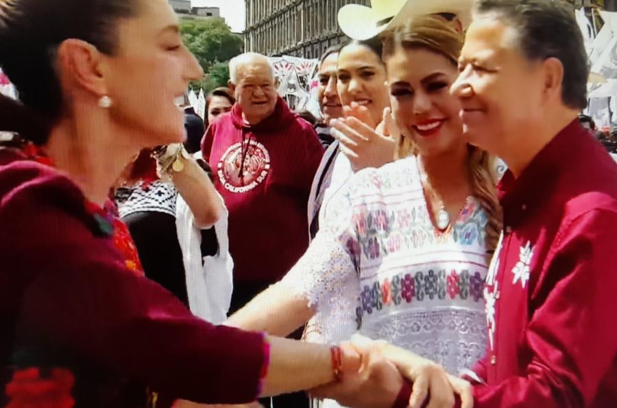 Julio Menchaca Respalda A Claudia Sheinbaum en Su Primer Informe y Celebra Compromiso Histórico Con Hidalgo