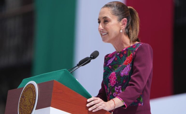 Claudia Sheinbaum Destacó en su Primer Informe los Proyectos y Obras que su Gobierno Realiza en el Estado de Hidalgo