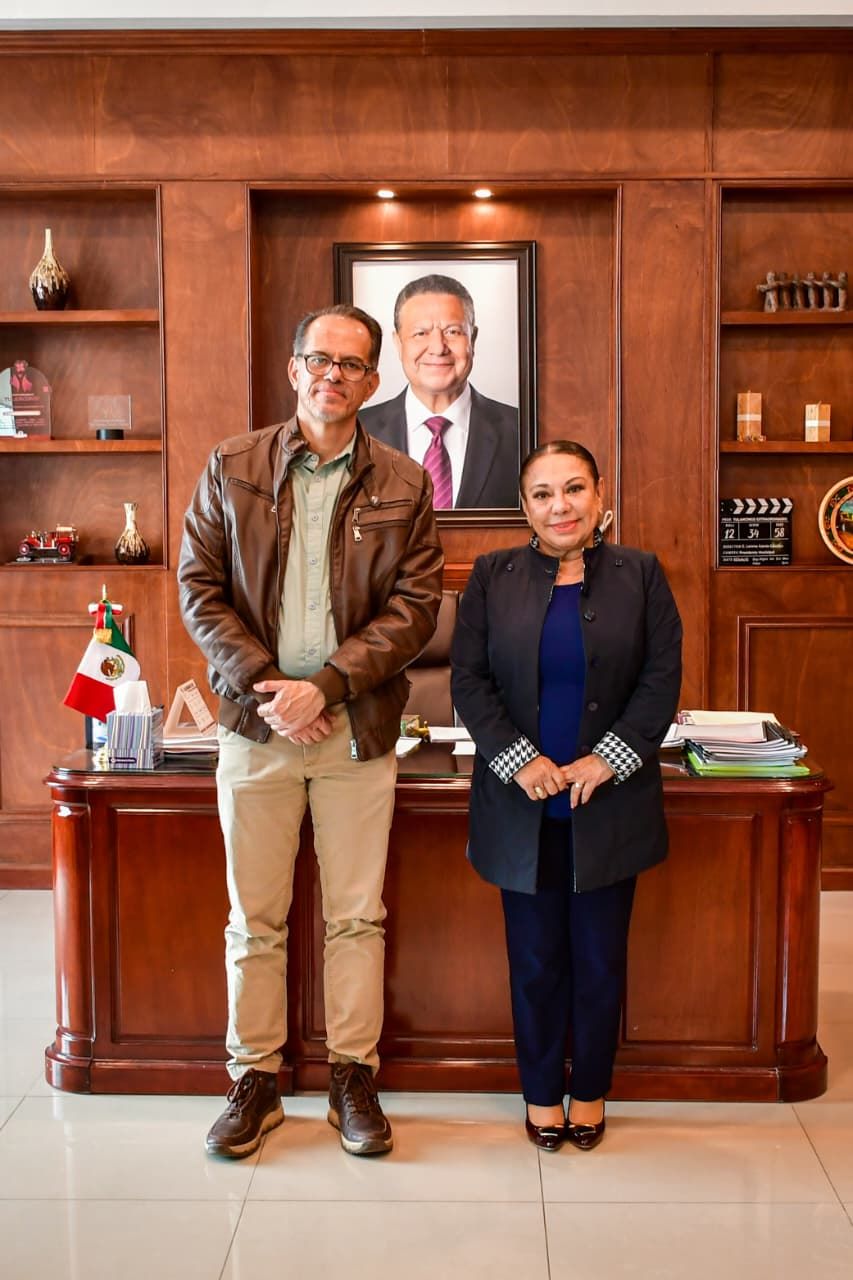 Mandataria Lorena García Cázares Sostuvo Reunión de Acercamiento Con Nuevo Titular del Centro Inah Hidalgo