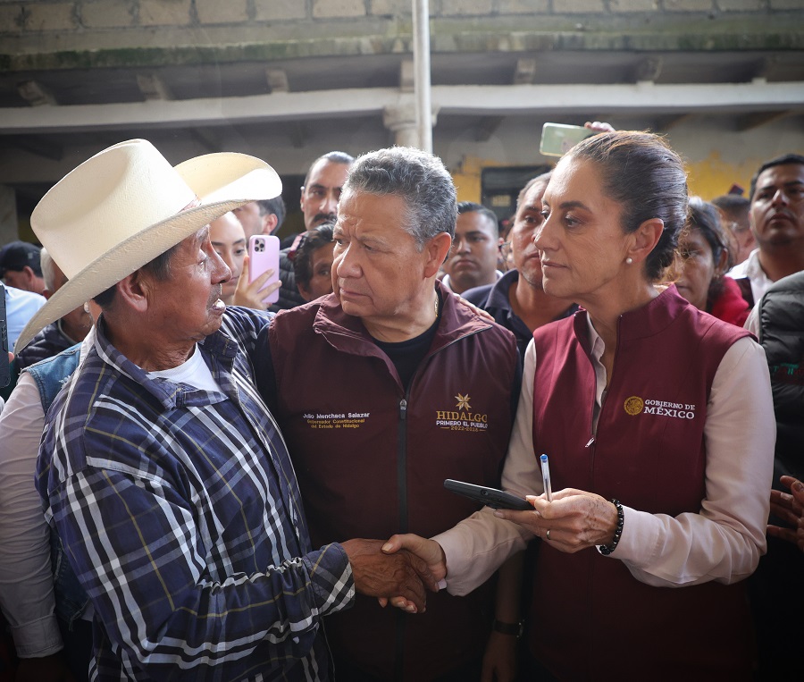 “No Están Solos”, afirma Sheinbaum; Julio Menchaca Acelera Apertura de Caminos