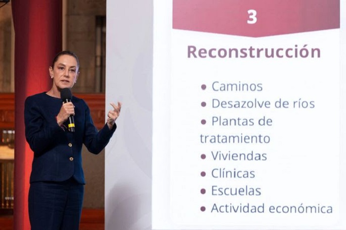 Anuncia Presidenta Claudia Sheinbaum Inversión Inicial de 10 Mil Mdp en Apoyos Directos a Damnificados Por Las Lluvias