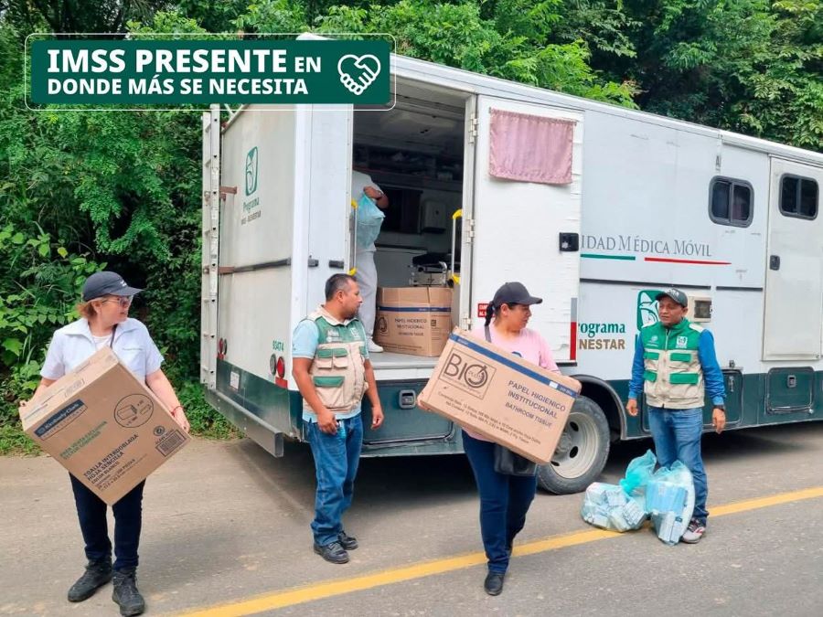 Refuerza IMSS Hidalgo Atención Médica Ante Contingencia Por Lluvias