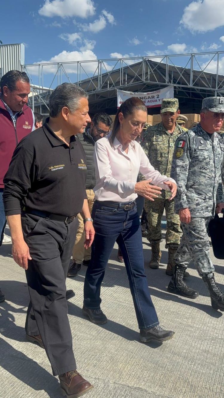 Sheinbaum y Menchaca coordinan atención a zonas afectadas