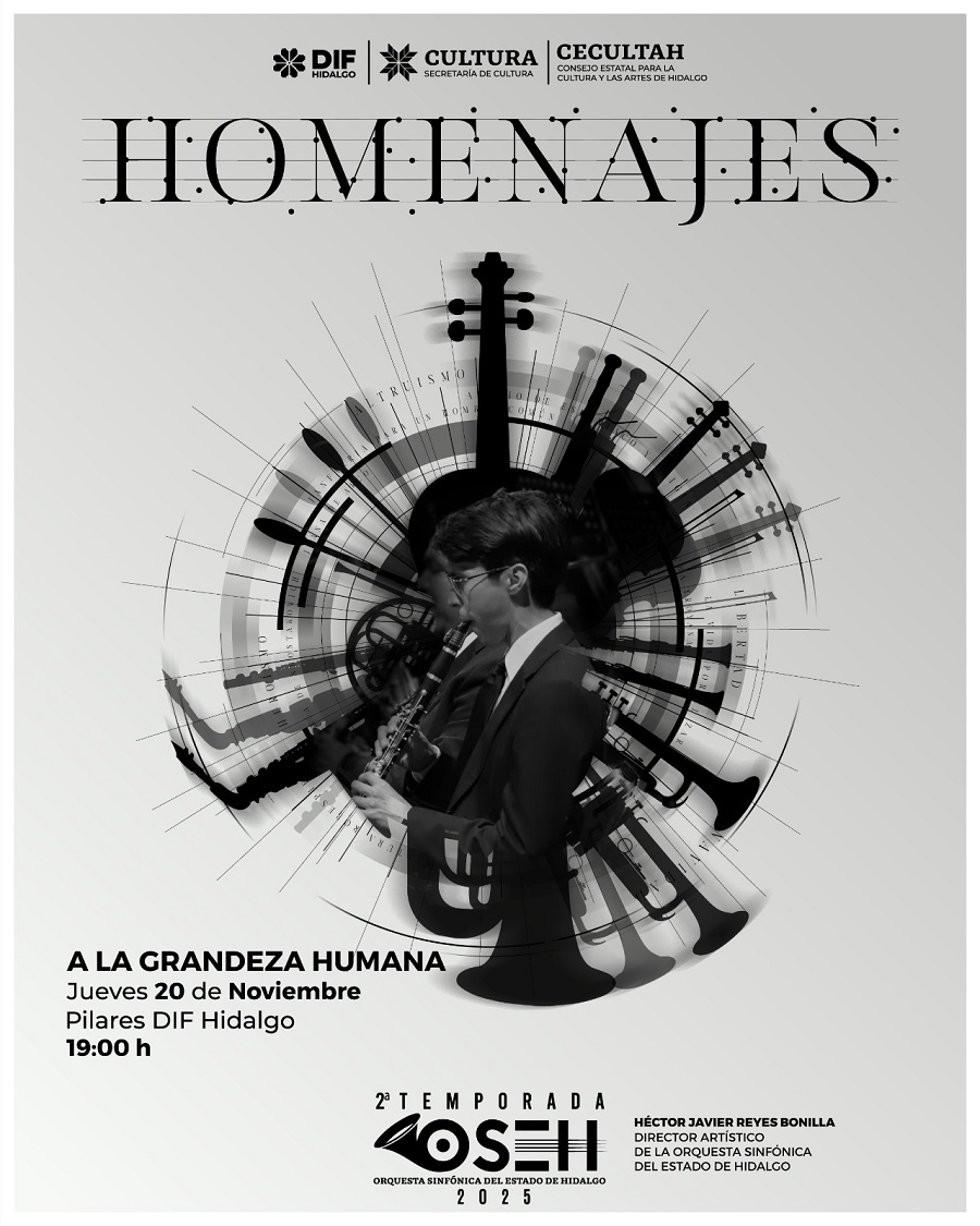 Dos noches Para Disfrutar a la Orquesta y la Banda Sinfónica del Estado de Hidalgo en Pilares DIF Hidalgo