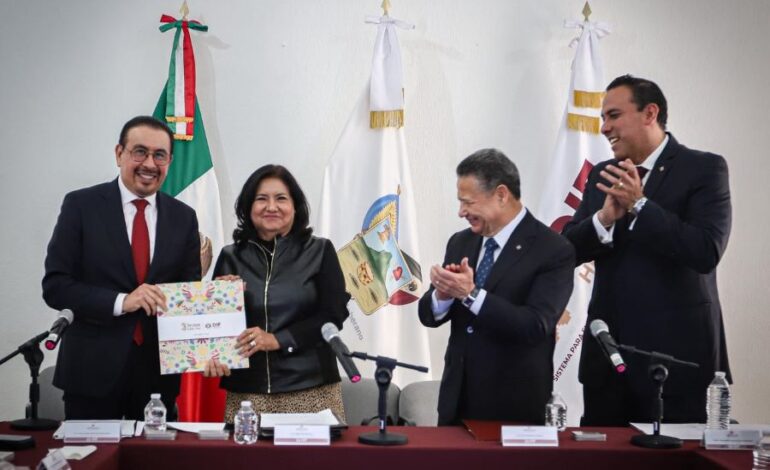 Edda Vite entrega Tercer Informe de actividades al Patronato del DIF Hidalgo