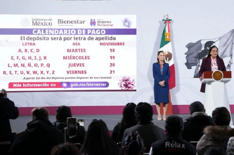Del 18 al 21 de Noviembre Pago a Nuevas Beneficiarias de La Pensión Mujeres Bienestar