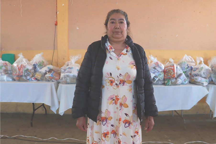 Habitante de Eloxochitlán Agradece Visita del Gobernador y Apoyos Recibidos Tras Las Lluvias