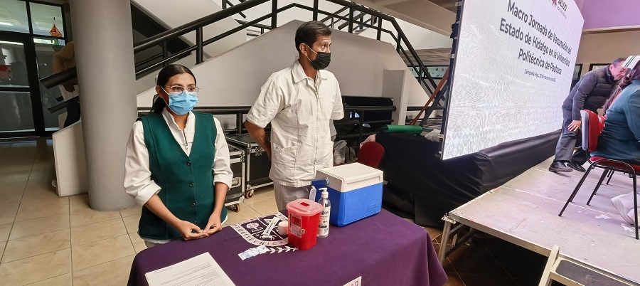 Hidalgo refuerza vacunación invernal con Macro Jornadas en universidades