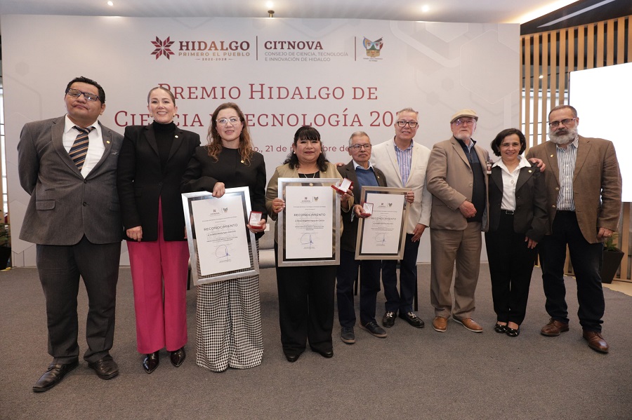 Investigadores de la UAEH reciben Premio Hidalgo 2025 en ciencia, tecnología y humanidades
