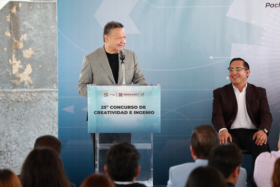Julio Menchaca inaugura el 25.° Concurso de Creatividad e Ingenio