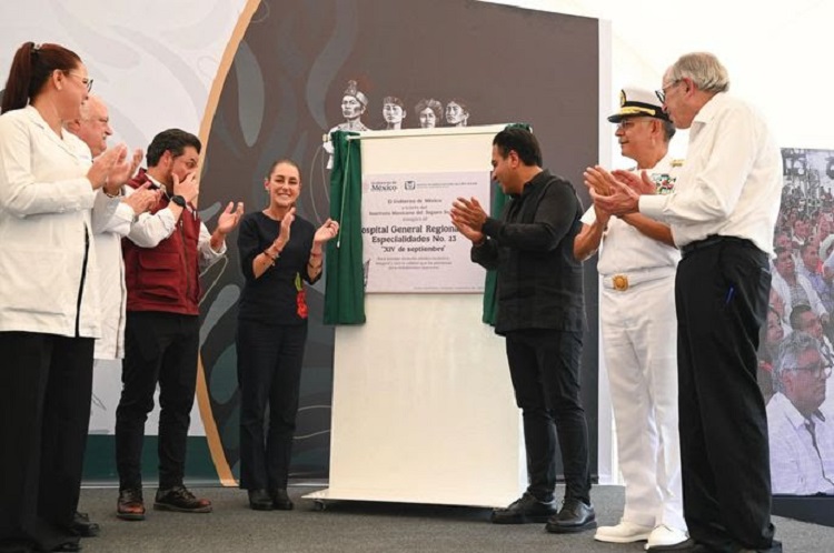Los Invito El 6 de Diciembre al Zócalo a Celebrar 7 Años de Transformación: Presidenta Claudia Sheinbaum al Inaugurar Hospital Gral de Especialidades No. 13 del Imss