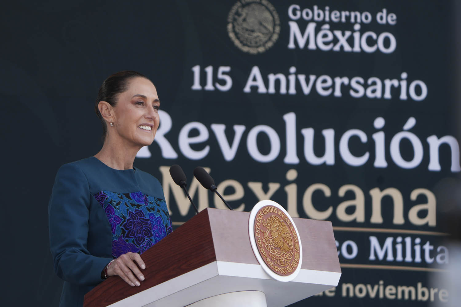 México Avanza Por La Senda de La Honestidad, La Paz, La Democracia y La Justicia: Claudia Sheinbaum en 115 Aniversario de la Revolución Mexicana