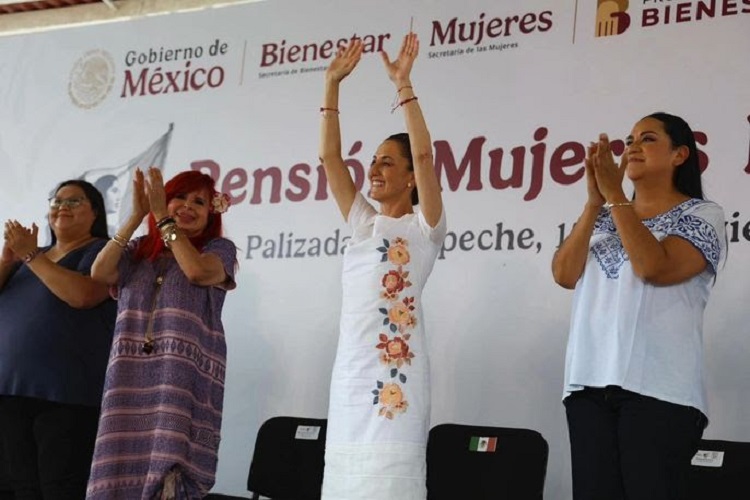Próxima Semana Inicia Pago a Mujeres de 60, 61 y 62 Años de La Pensión Mujeres Bienestar: Presidenta Claudia Sheinbaum en Palizada, Campeche
