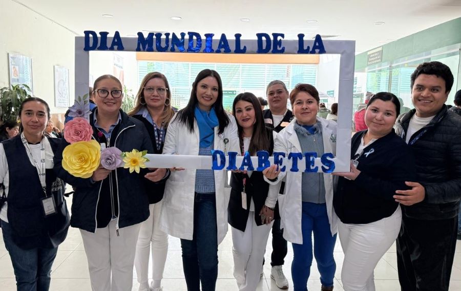 Realiza IMSS Hidalgo Feria de la Salud Por el Día Mundial de la Diabetes en el HGZ/MF No. 1