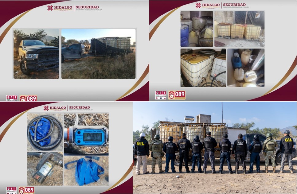 SSPH Asegura Predio Utilizado Para Almacenamiento de Droga e Hidrocarburo