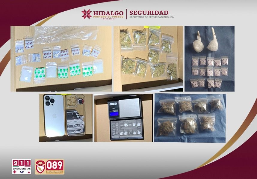 SEDENA, GUARDIA NACIONAL y SSPEH Desmantelaron Dos Puntos de Narcomenudeo en Apan Saldo:  Tres Detenidos y Más de 300 Dosis de Droga Aseguradas.