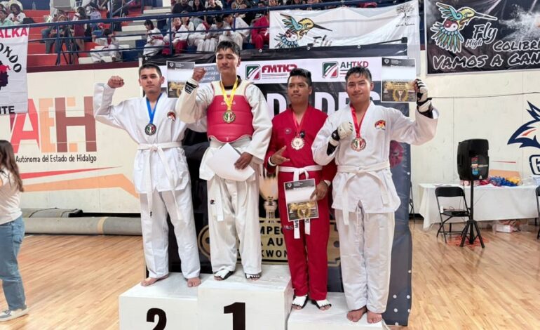 Selección de Taekwondo de la UTEC destaca en Copa AUTKDO