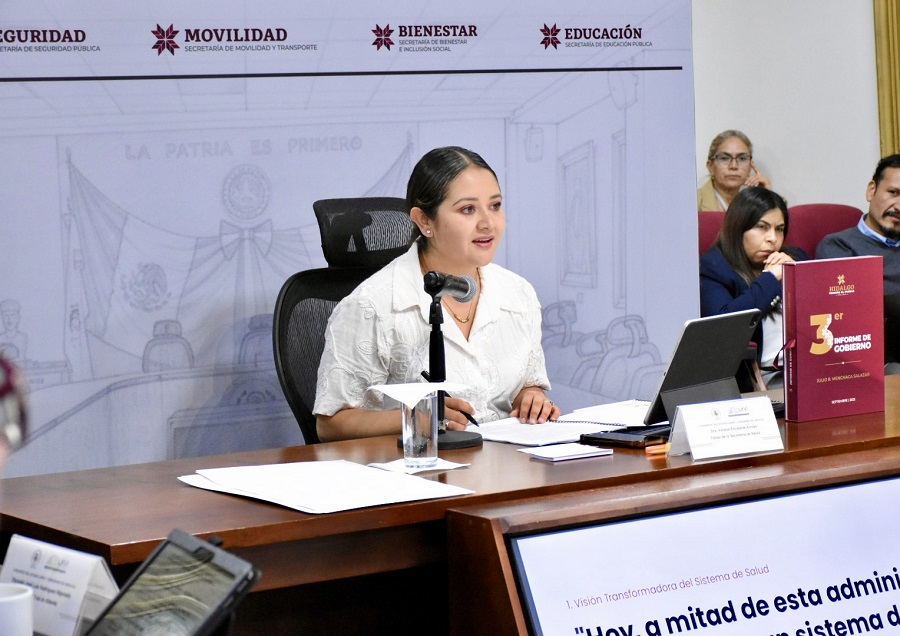Titular de Salud Rinde Comparecencia y Aborda Los Principales Retos del Sector en Hidalgo