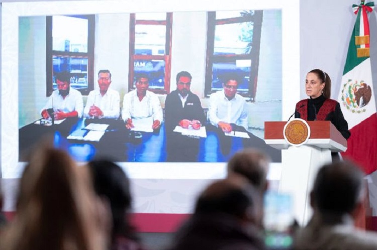 El Gobierno de México Siempre Estará Cerca de Las Víctimas del Accidente del Tren Interoceánico: Presidenta Claudia Sheinbaum; Se Asignó a Un Servidor Público Por Familia