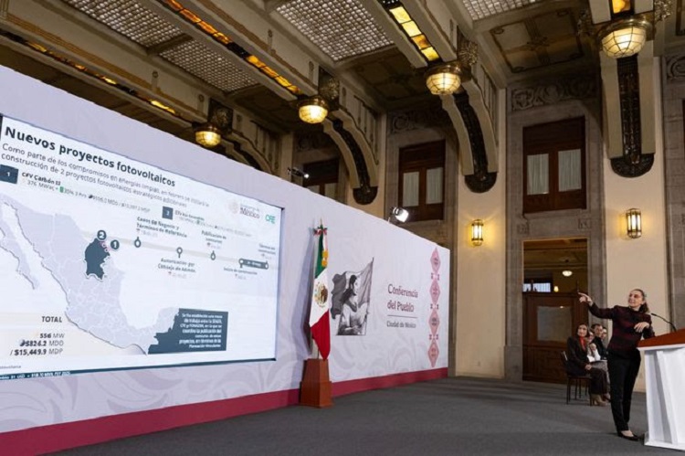 En 2026, CFE Inicia Construcción de Proyectos Para La Generación de 6 Mil Megawatts; Se Garantiza Que El Estado Genere 54% de Energía Eléctrica: Presidenta Claudia Sheinbaum