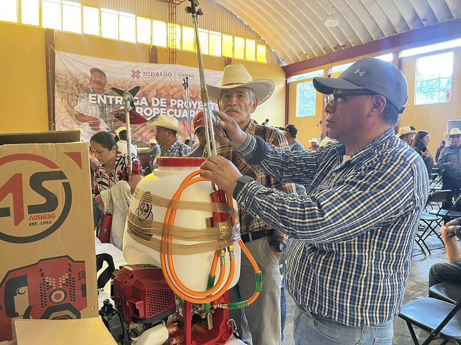 Gobierno de Hidalgo Invirtió 35 Millones de Pesos en Modernización y Equipamiento del Campo