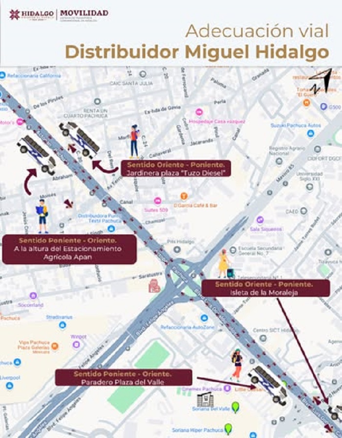 Inician Obras de Adecuación Vial en La Glorieta Miguel Hidalgo