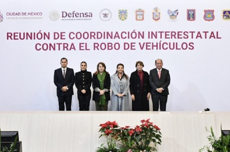 Hidalgo Participa en la Reunión Interestatal Contra el Robo de Vehículos