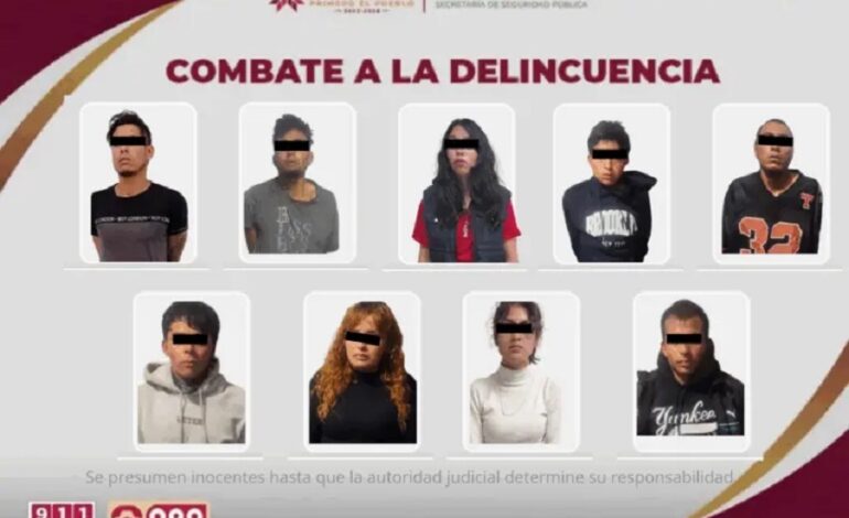 Fueron Asegurados 9 Presuntos Secuestradores y se Localizó a la Victima con Vida