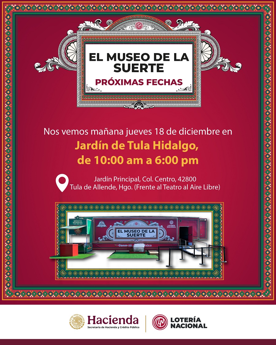 Museo de la Suerte Llega a Tula Como Última Sede en Hidalgo