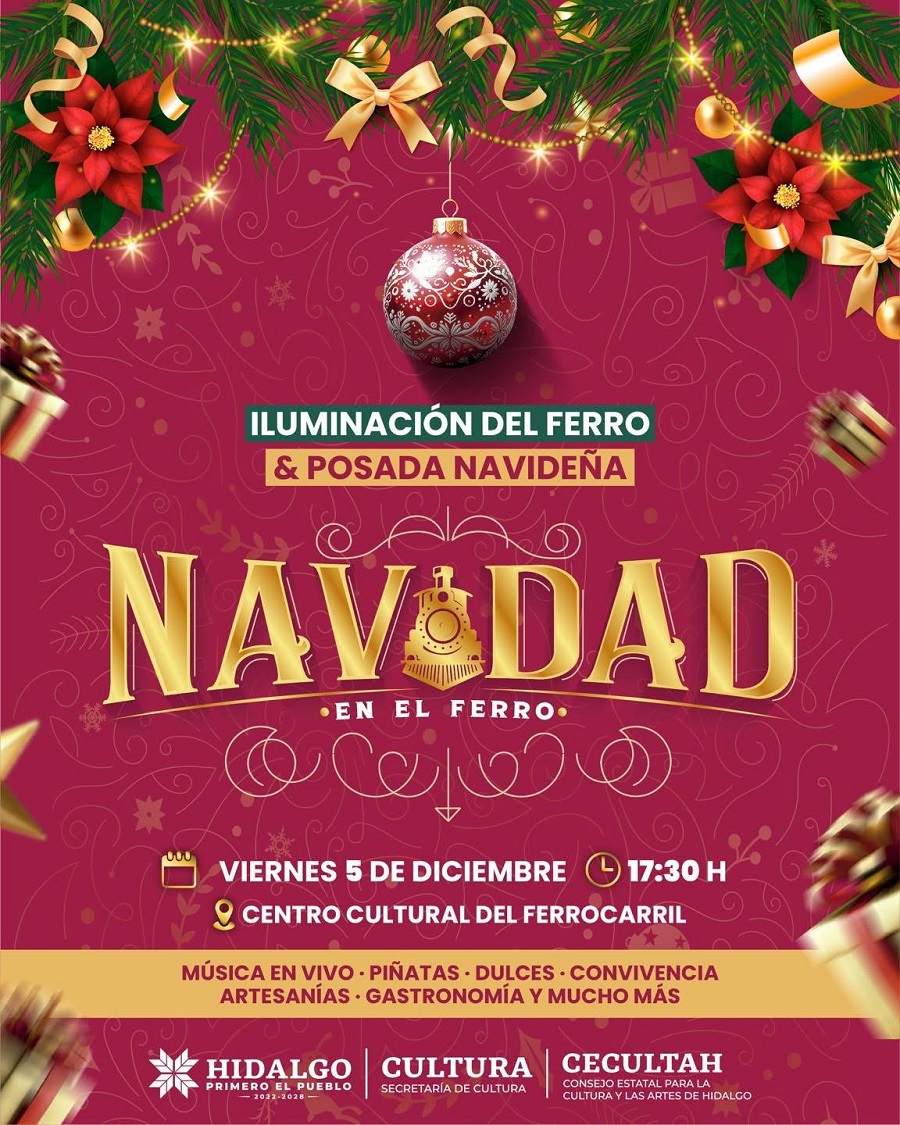 Navidad Llegará al Centro Cultural del Ferrocarril Este Viernes