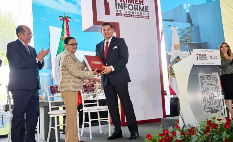 Participación de La Secretaria de Gobernación, Rosa Icela Rodríguez, en El Informe de Gobierno del Gobernador de Puebla, Alejandro Armenta