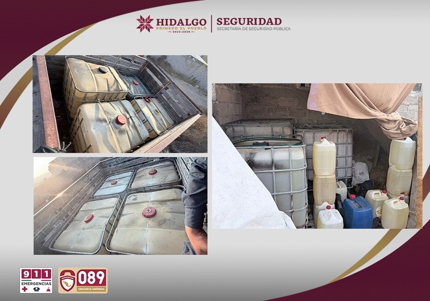Recuperan Más de 7 Mil Litros de Hidrocarburo Robado en Tepeapulco