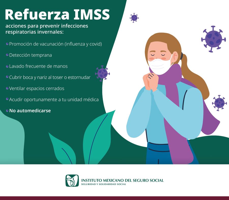 Refuerza IMSS Hidalgo Acciones Para Prevenir Infecciones Respiratorias Invernales