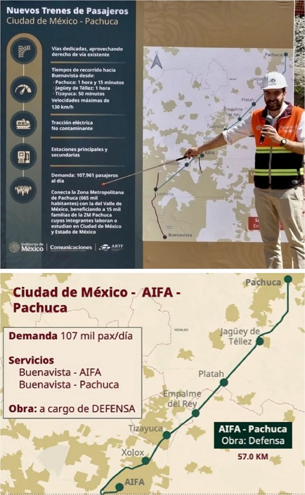 Se Concretó la Expropiación de 218 Mil 716.774 Metros de Terreno Para el Tren Interurbano AIFA-Pachuca