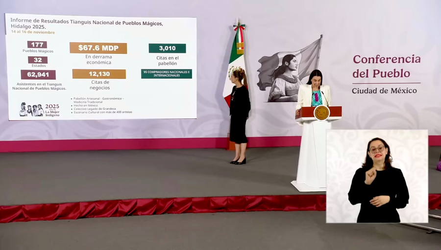 Titular de Sectur Federal Informa Resultados del TNPM Realizado en Hidalgo