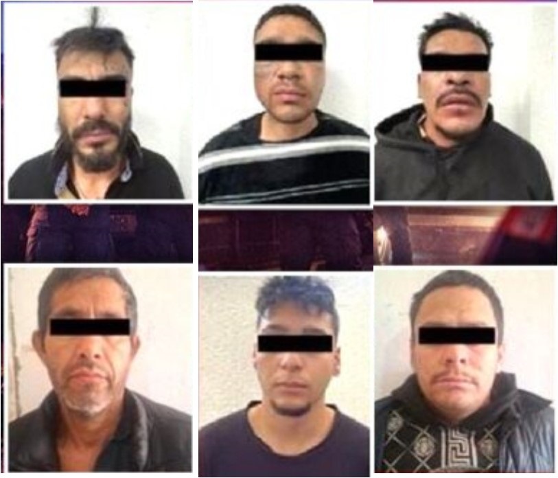 PGJEH Detuvo a Seis Sujetos en Mixquiahuala, Aseguró Armas de Fuego, Cargadores, Cartuchos Útiles, Chalecos Balísticos y Presuntas Drogas