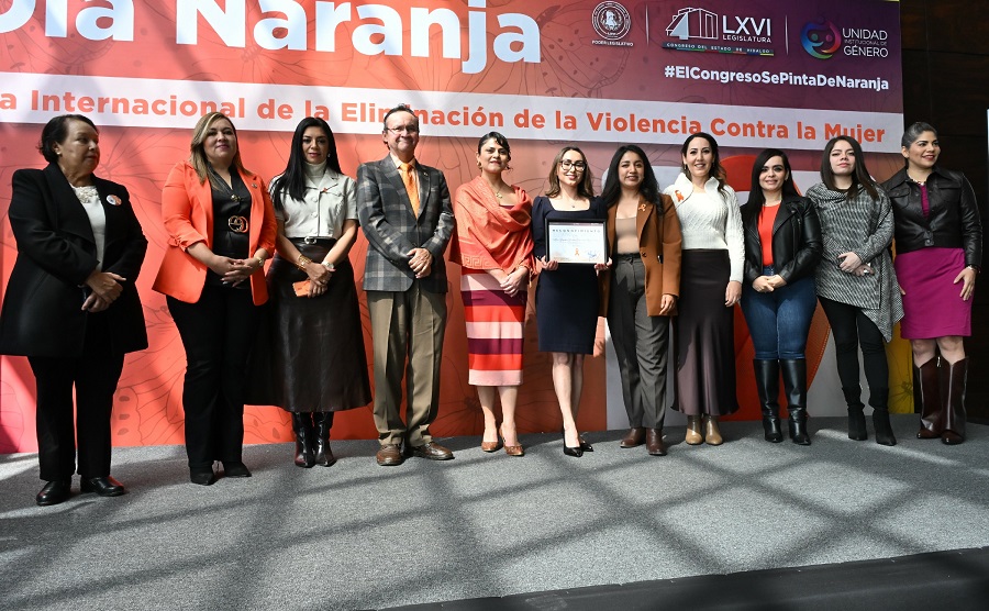 Congreso del Estado de Hidalgo conmemora el Día Naranja con el foro “Redes de mujeres”