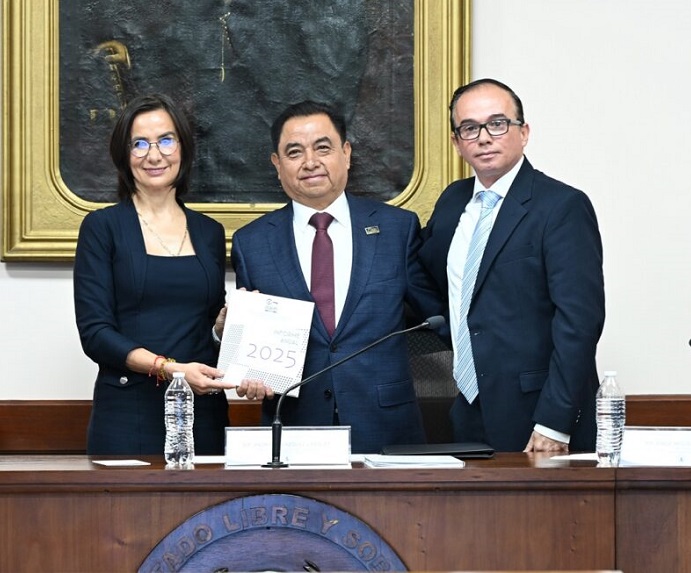 Congreso del Estado de Hidalgo recibe Informe de Actividades 2025 del Instituto de Transparencia