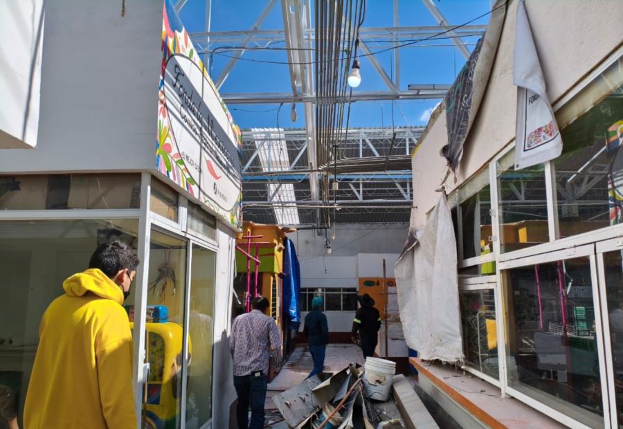 Destina el Gobierno de Menchaca Más de 13 millones Para Cambio de techumbres y rehabilitación de drenajes sanitarios de Mercados.