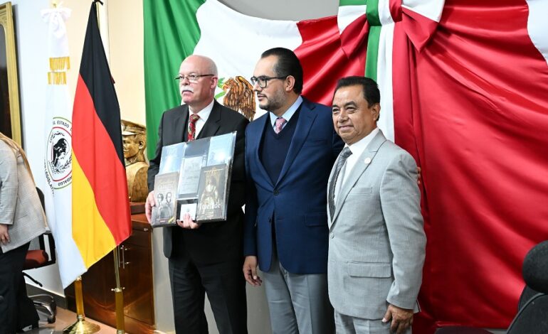 El Congreso de Hidalgo Distingue al Embajador de Alemania en México, Clemens von Goetze