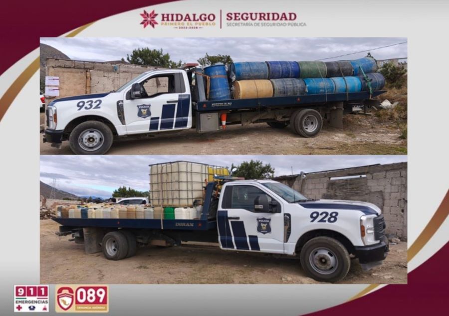 Hidalgo Registra Cifra Histórica en Aseguramiento de Hidrocarburo