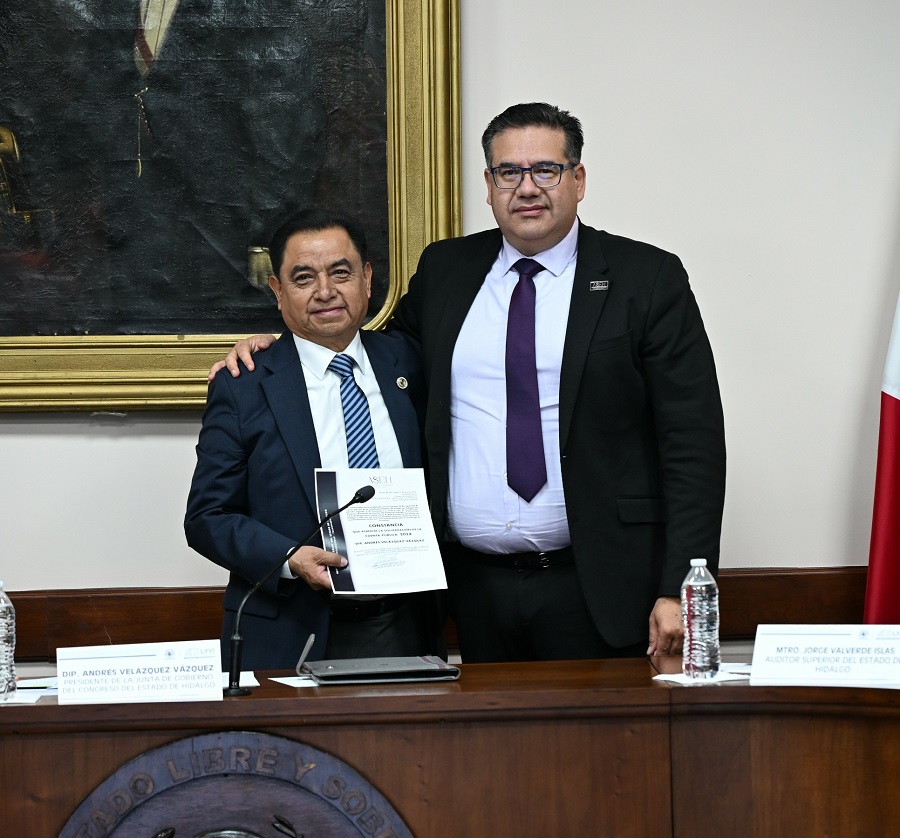 Poder Legislativo Recibe Constancia De Solventación de la Cuenta Pública 2024 y Cumple al 100% con la Transparencia