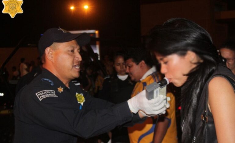 SSPTyV de Pachuca Realizo Operativos Alcoholímetro del 12 de Diciembre de 2025 al 4 de Enero de 2025