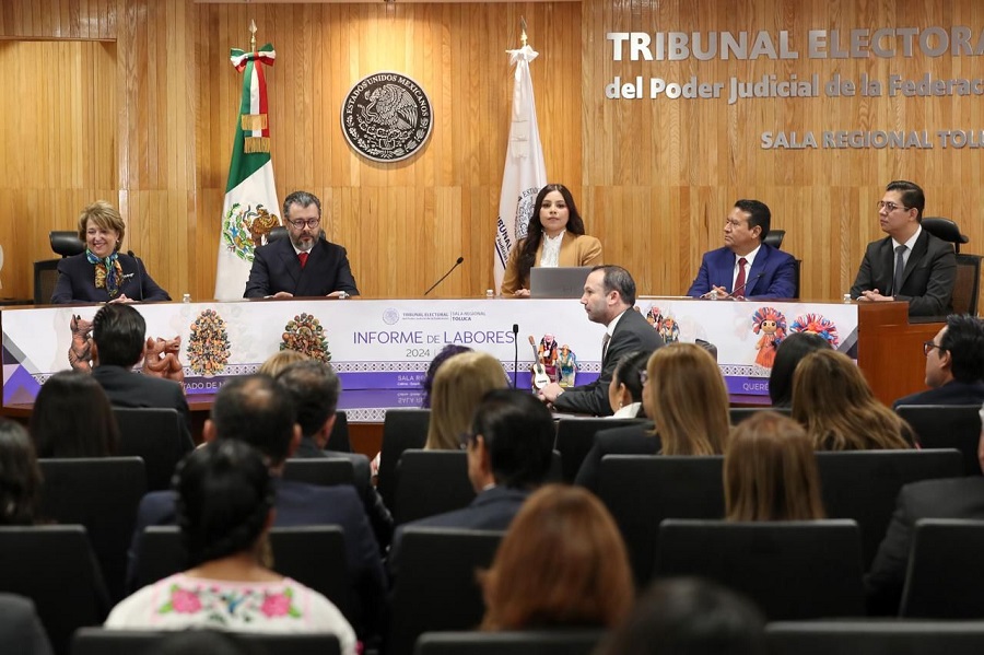 La Sala Regional Toluca del Tepjf Rinde Informe: Más del 97% de Los Expedientes Fueron Resueltos en Menos de 15 Días, Con Un 99% de Efectividad en Sus Determinaciones.