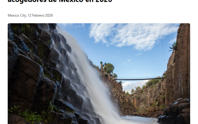 Los destinos más acogedores de México en 2026 son:
