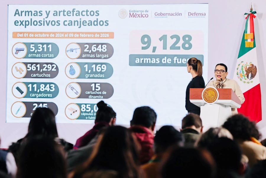 Más de 3.5 Millones de Personas Beneficiadas Con Atención a Las Causas y 9 Mil 128 Armas Intercambiadas de Manera Voluntaria