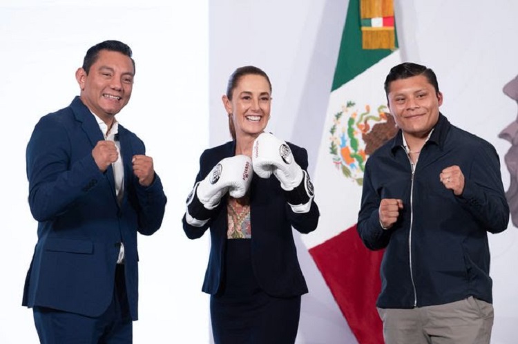 Presidenta Claudia Sheinbaum Presenta Boxeando Por La Paz: 5 Mil Boxeadoras y Boxeadores Impartirán Clases de Boxeo a 100 Mil Niños y Jóvenes en Todo El País