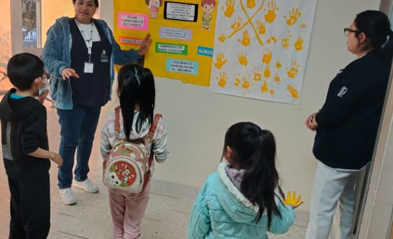 Realiza IMSS Hidalgo actividades de concientización por el Día Internacional del Cáncer Infantil
