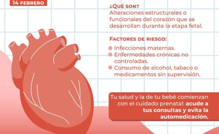 Refuerza IMSS Hidalgo Detección y Atención Oportuna de Cardiopatías Congénitas