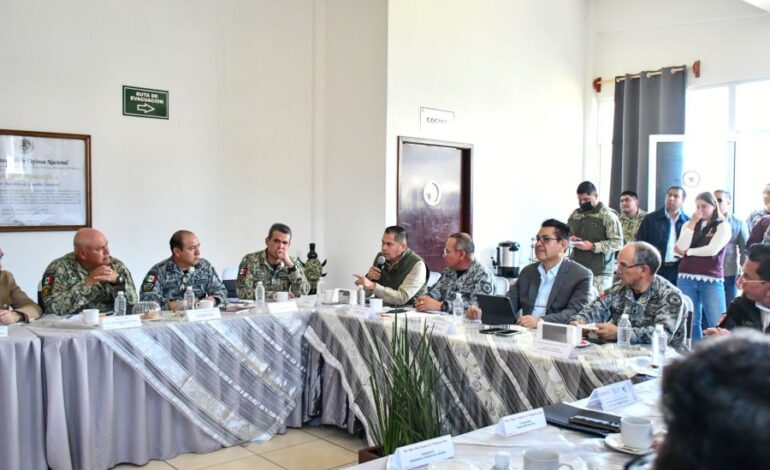 Reunión de Coordinación en Materia de Seguridad Pública Realizada en Huichapan